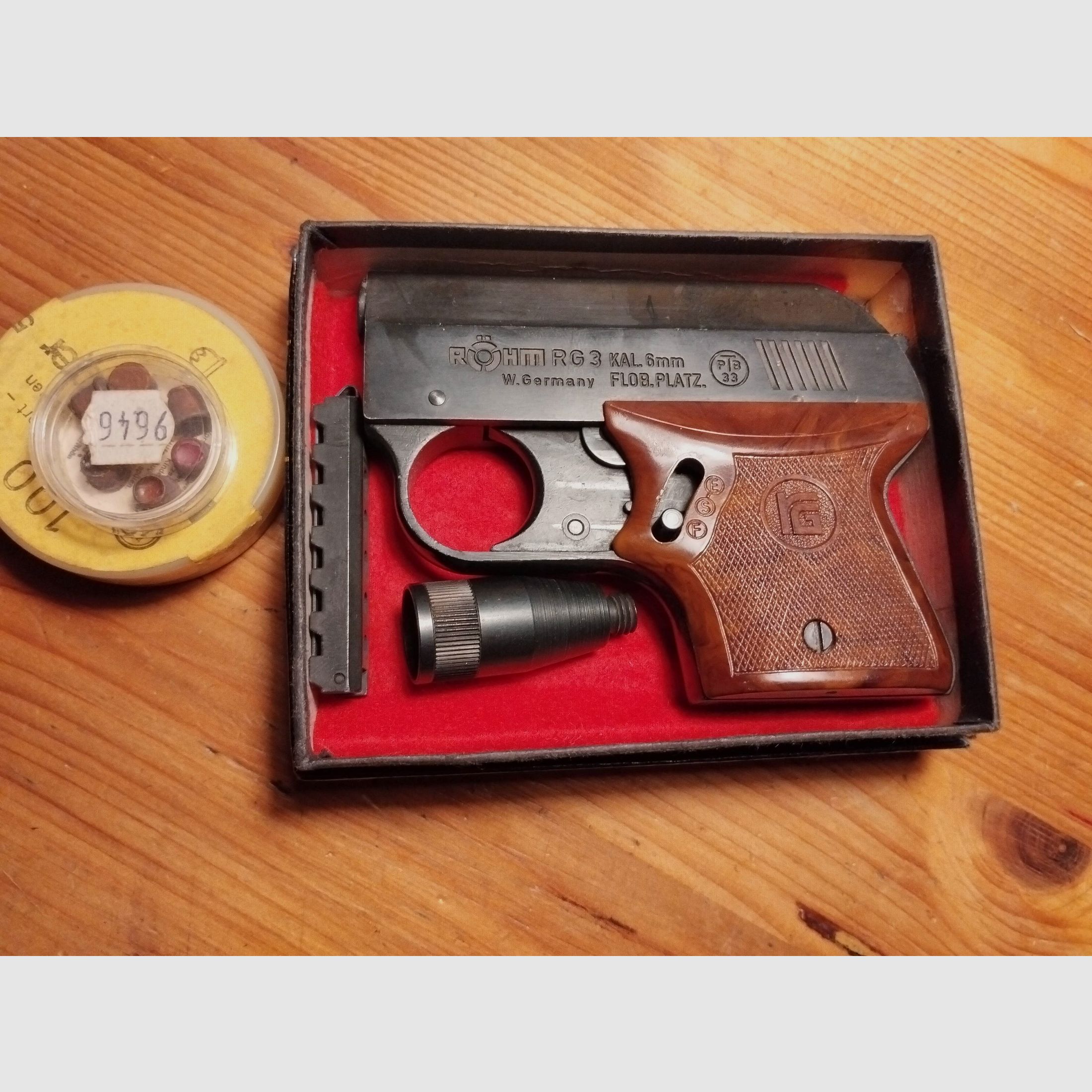 Röhm RG3 6 mm mit Sylvester Abschlussbecher