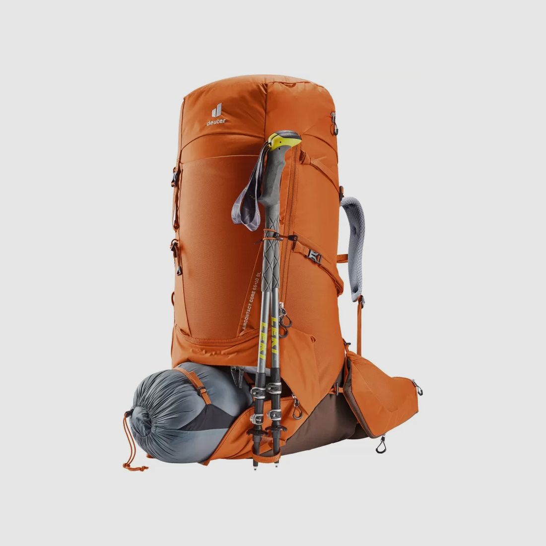 Deuter Aircontact Core 65+10 SL orange, braun, Bild 5 von 11