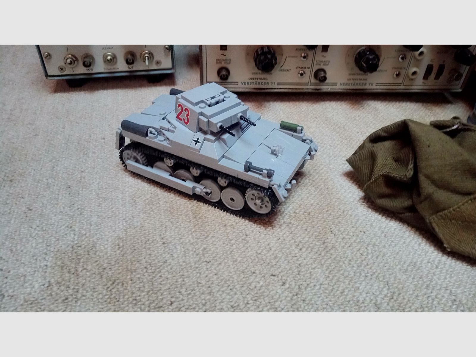 Cobi deutscher WK2 Panzer I /  PzKpfw (1) Ausf. A (mit doppeltem MG-13) Klemmbausteine Lego kompatibel Produkt-Nr. 2474