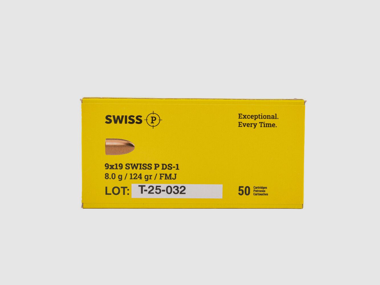 Swiss P DS-1 FMJ 124grs 50St 9mmLuger