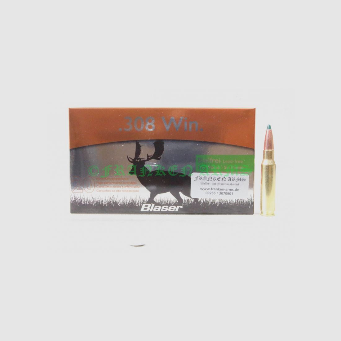 Blaser CDC .308 Win. 160gr. 10,4g 20 Stück 80401124