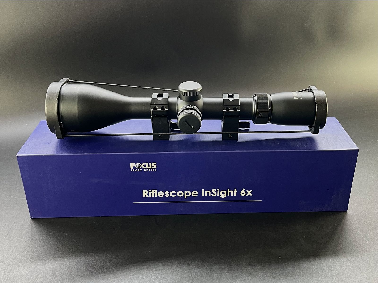 Aussteller FOCUS In Sight 3-18x56 #4 30mm Parallax mit Ringmontage