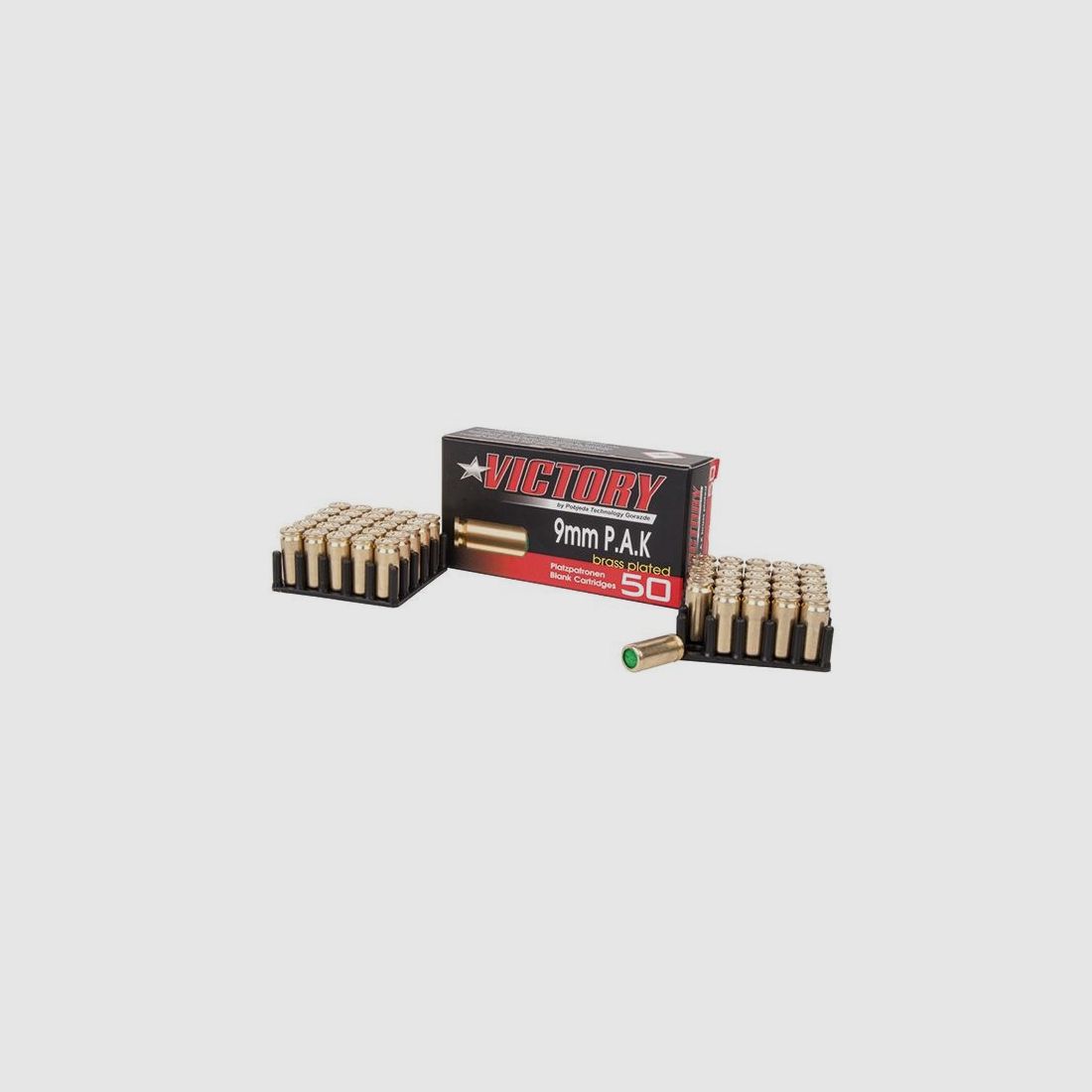 ESC 9mm P.A.K. verzinkt 50 Schuss (Premium) Platzpatronen