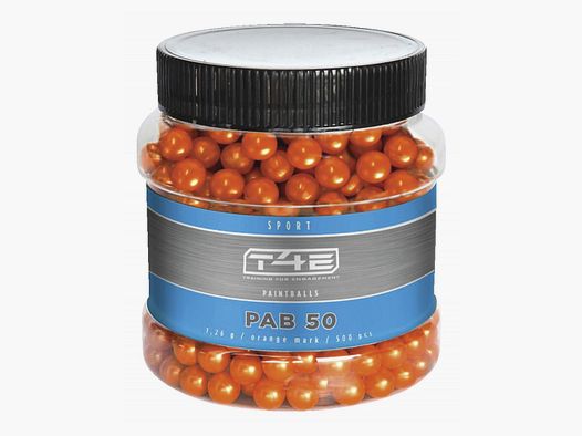 Boite de 500 billes paintball bio T4E sport PAB cal.50