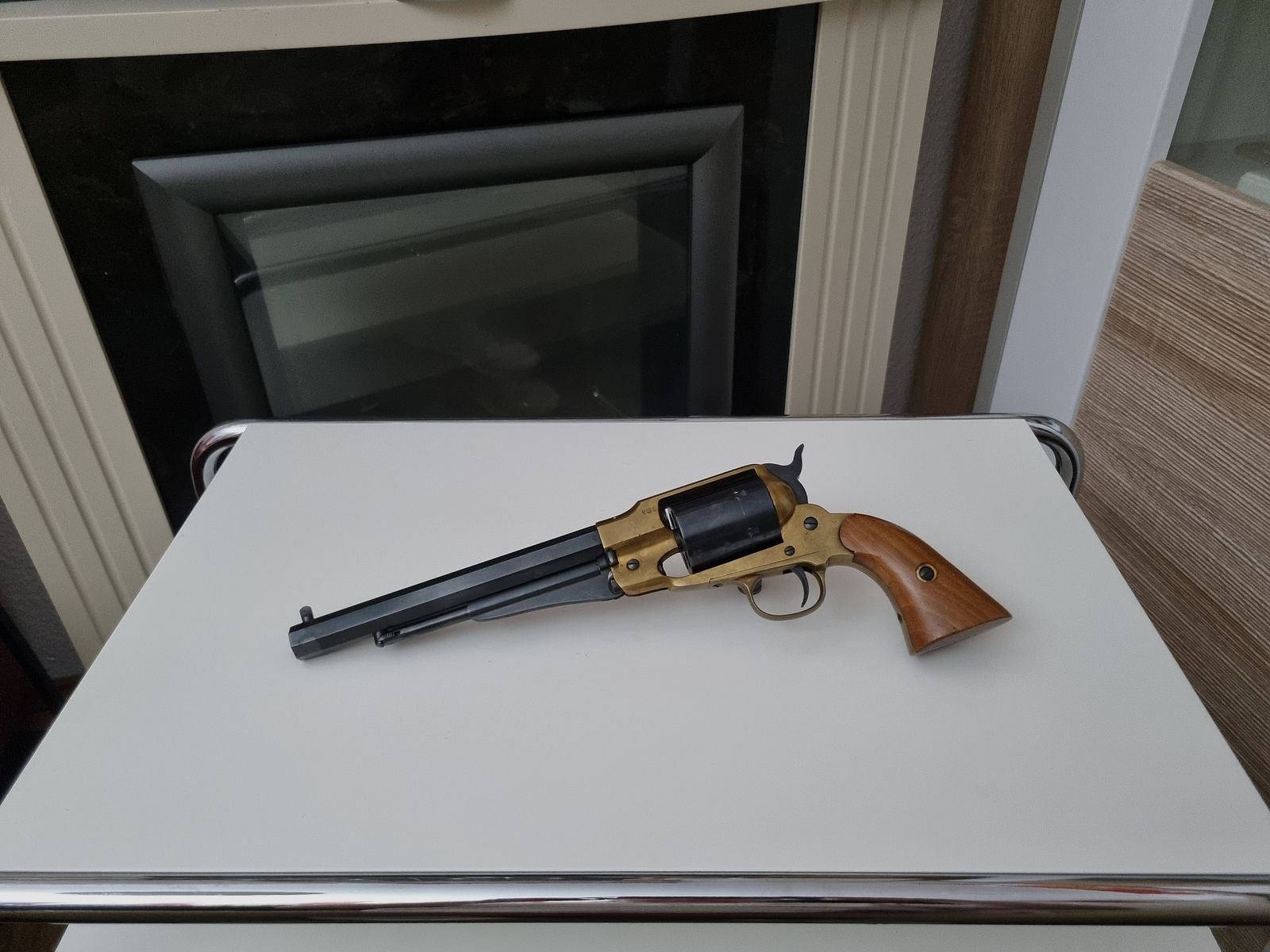 Western Remington New Army 9mm Knall Seltener Neumann Umbau PTB 304