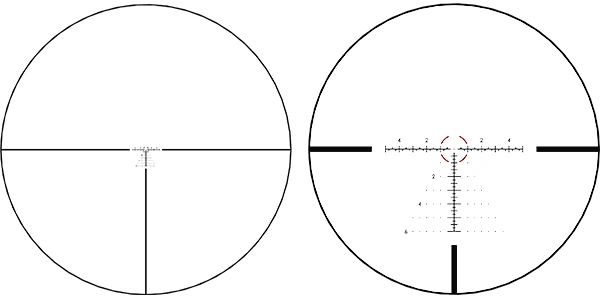 Bushnell R7 4-20x50 FFP Lunette Dot-Hash Hybride Illuminée MRAD #BU-R7-42050M1, image 2 sur 7