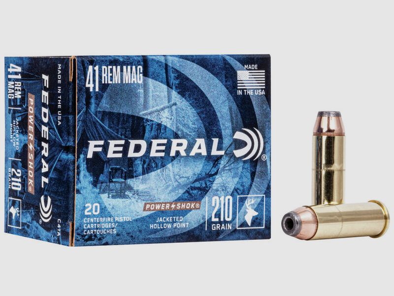 Federal Power-Shok .41 Rem. Mag. 210GR JHP 20 cartouches