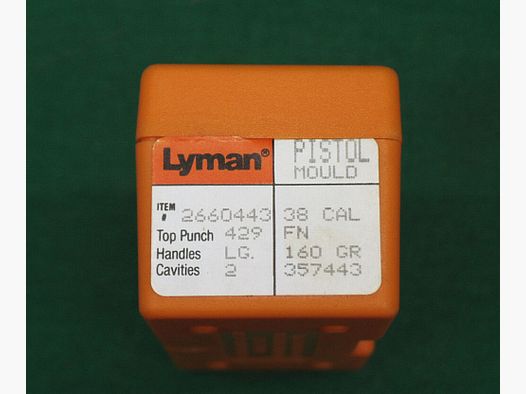 Lyman Kokille Kal.38