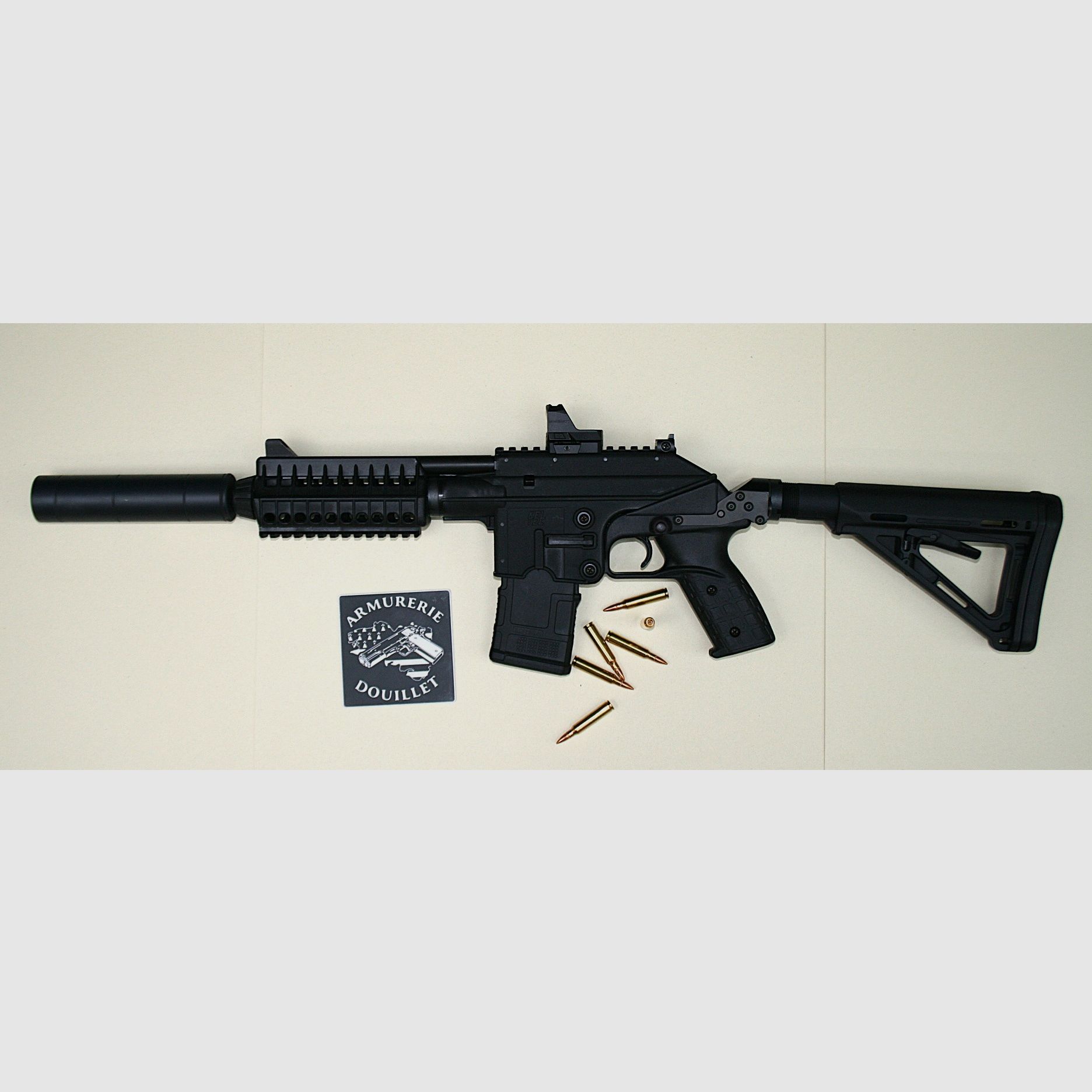 Pack Carabina KEL-TEC PLR-16 / .223Rem. + PMAG 20 + Calcio MAGPUL MOE + Silenziatore SAI M80K + Punto Rosso SIGHTMARK Minishot M1 V2, immagine 1 di 7
