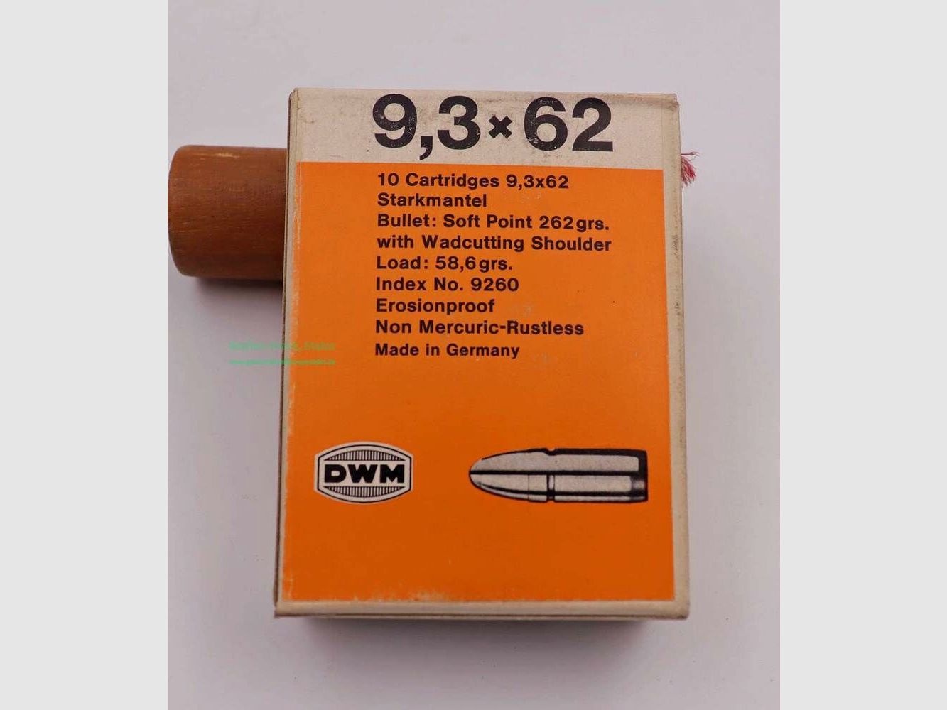 DWM, Berlin cartouches de fusil 9,3x62