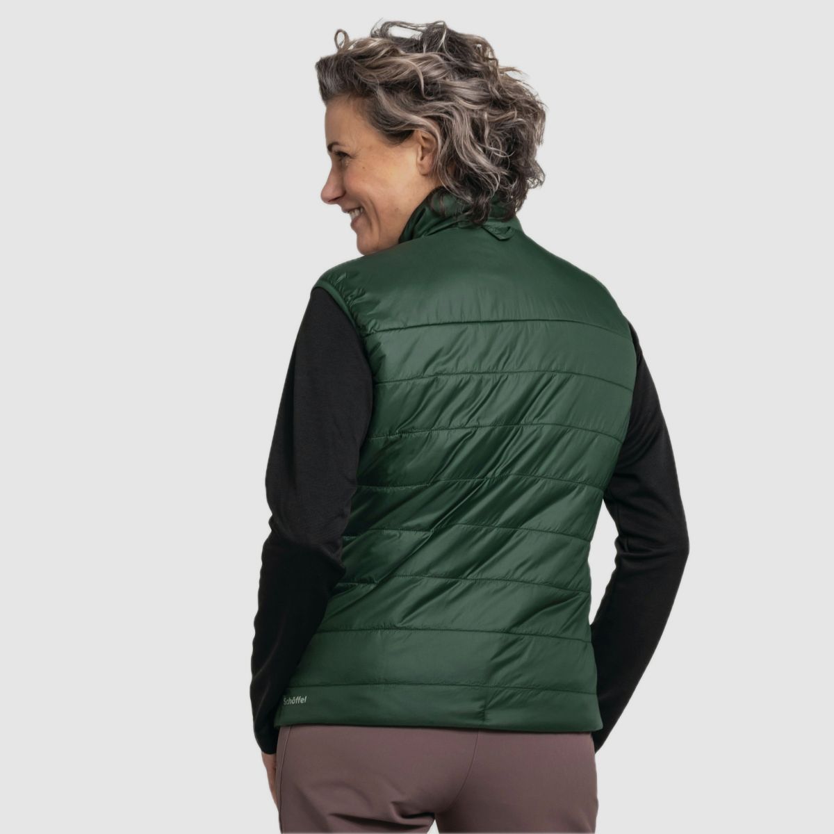 SCHÖFFEL Hiking Ins Vest Style Yew WMS Zielony