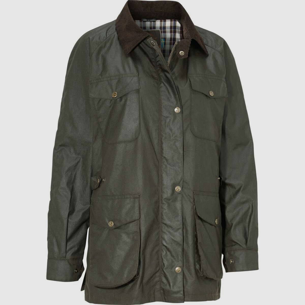 Swedteam 1919 Gewachste Damen Jagdjacke Jagdgrün 34