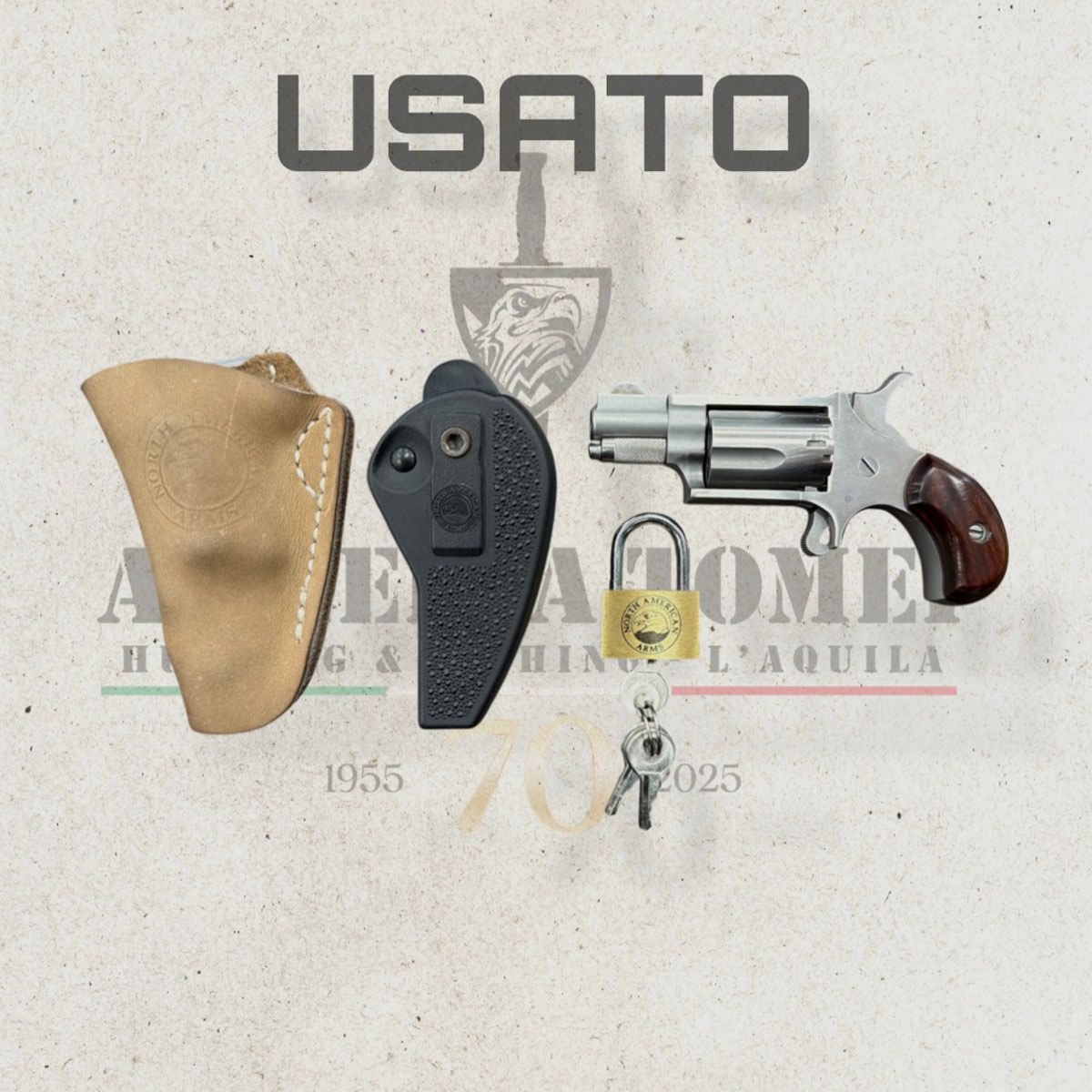 GEBRAUCHT – REVOLVER – NORTH AMERICAN NAA HOLSTER GRIP | 1.1/8″ | Kal. 22LR, Bild 3 von 4