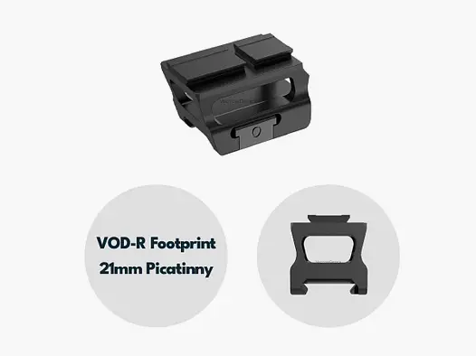 Vector Optics SCFRM-15 VOD Riser Mount – 19 mm for Picatinny/Weaver