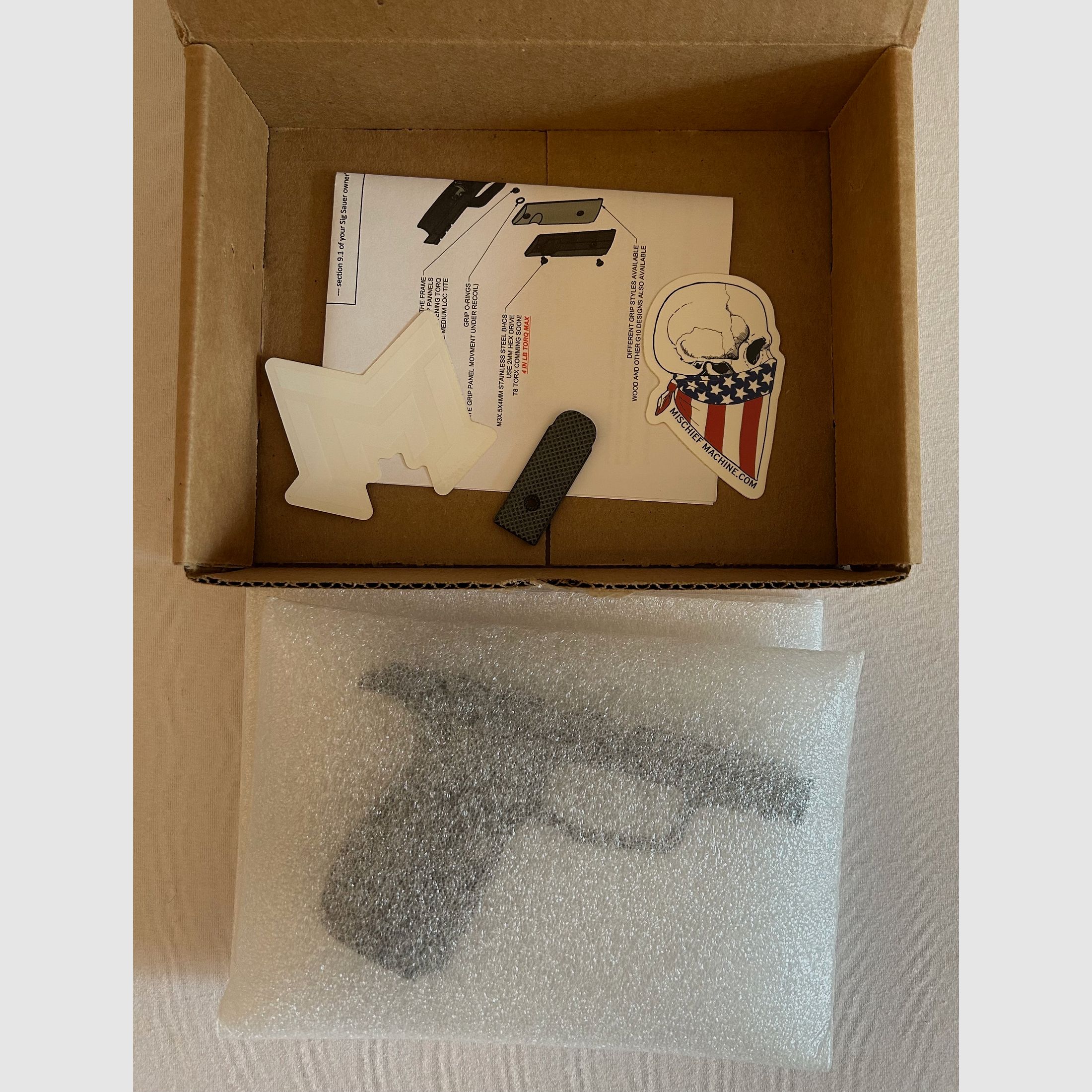 Mischief Machine Sig Sauer P365 XL Commander Aluminium Grip Module Grip Module