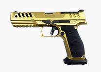 Walther Pistole PDP Steel Frame Match FS 5″ Gold – 9 mm Para