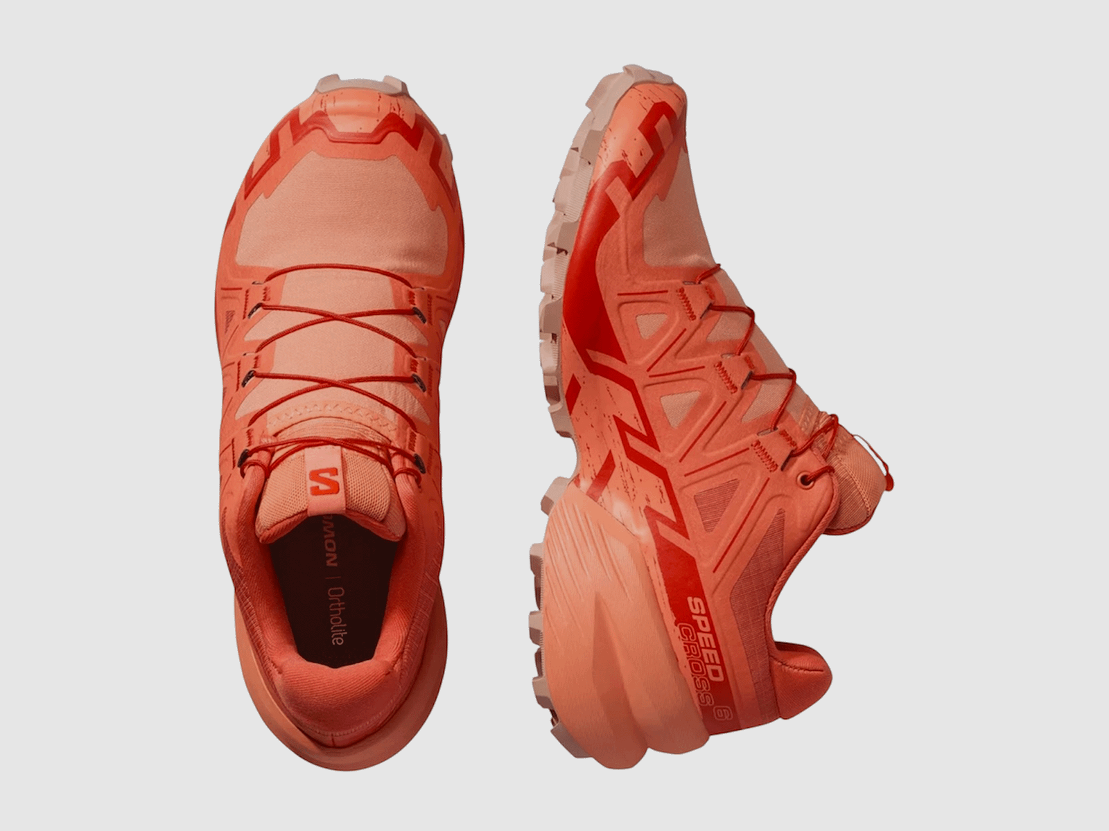 SALOMON – DAMES – SPEEDCROSS 6 W Emberglow / Fusion Coral / Flame Scarlet, afbeelding 2 van 6