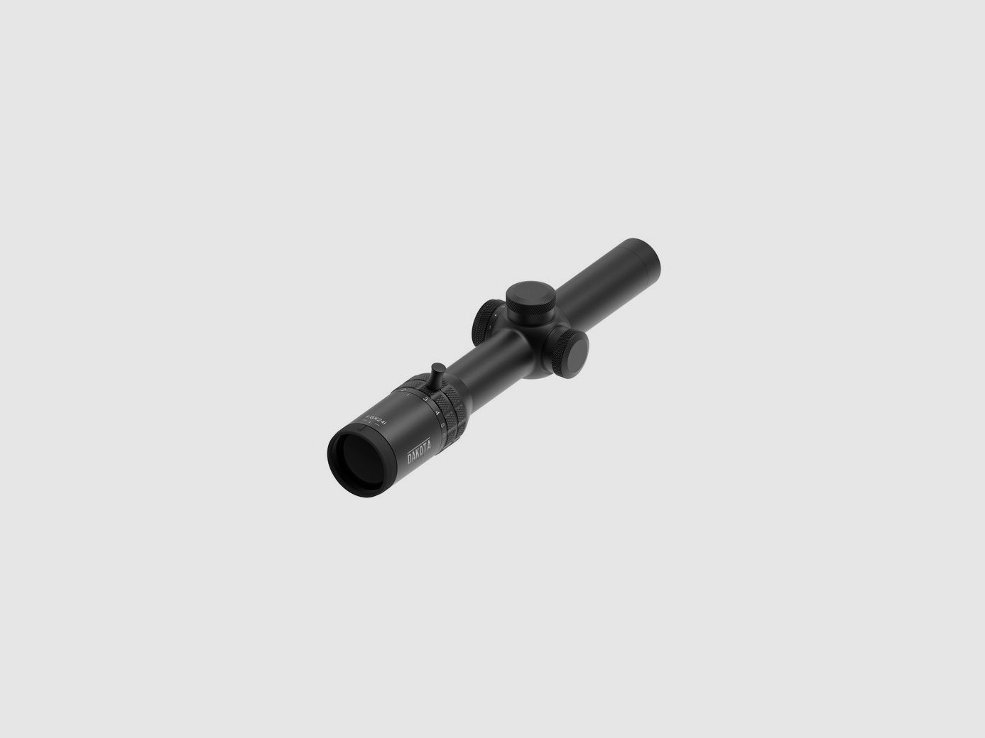 DAKOTA OPTICS WOLF 1-6X24 RET. 4A FIBER DOT LUMINOUS WITH 30MM SCOPE RINGS, image 5 of 6