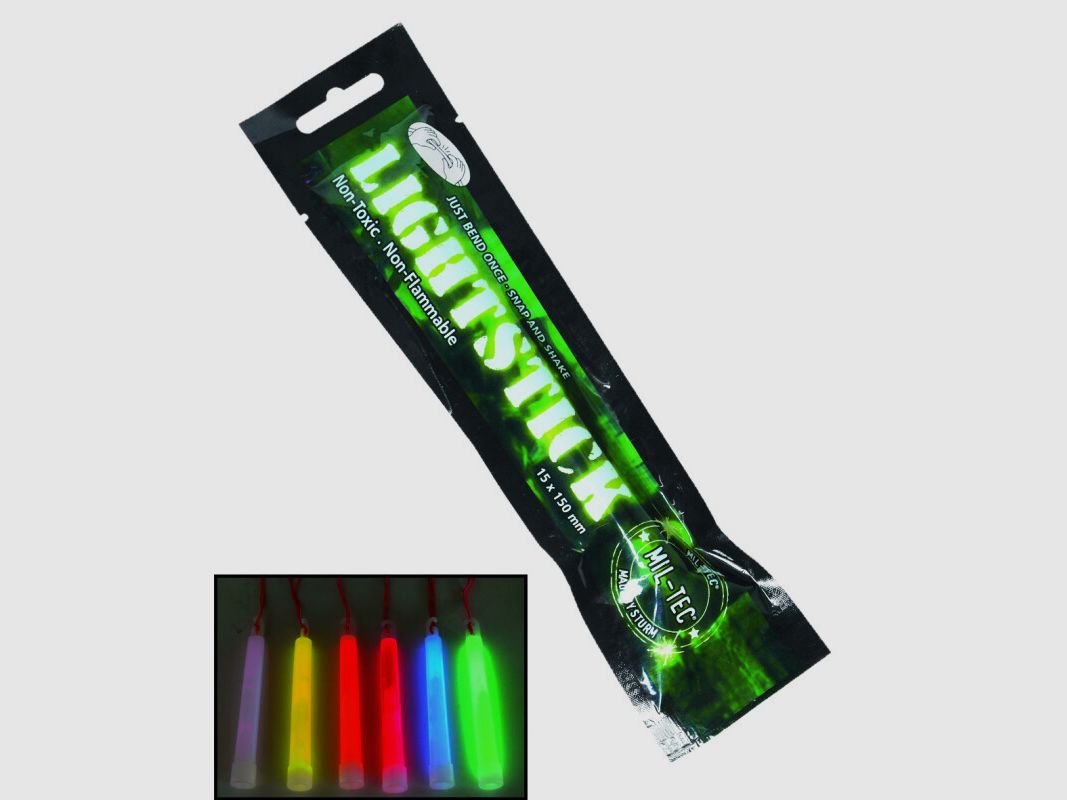 Glowstick 15cm Oranje