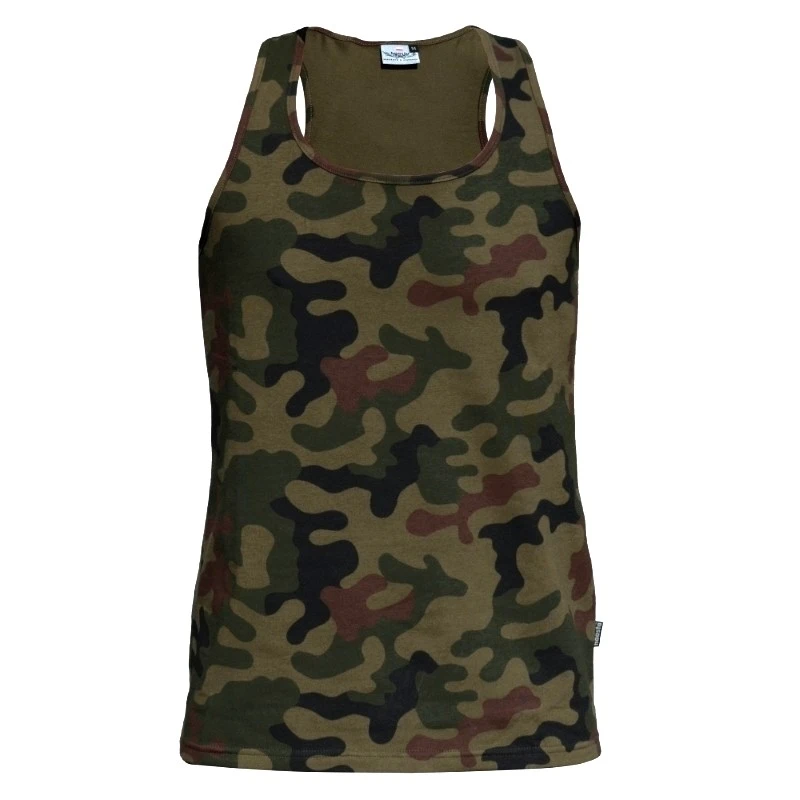 Elastisches Herren-Tanktop WZ93 Haasta PL Woodland