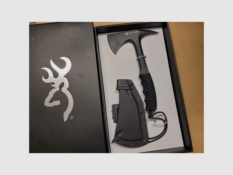 Browning Black Label Shock'n Awe Tomahawk (schwarz) Taktische Axt Beil Tactical Axe