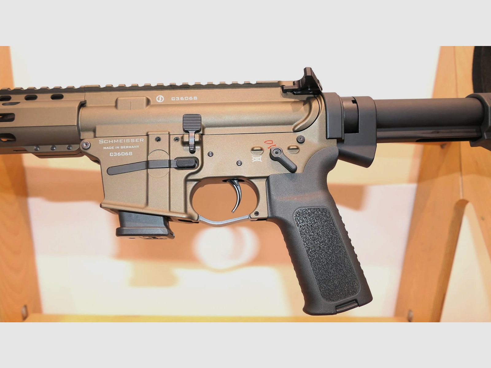 Schmeisser AR15-9 Bronze Kal. 9x19 - gebraucht, Bild 7 von 8