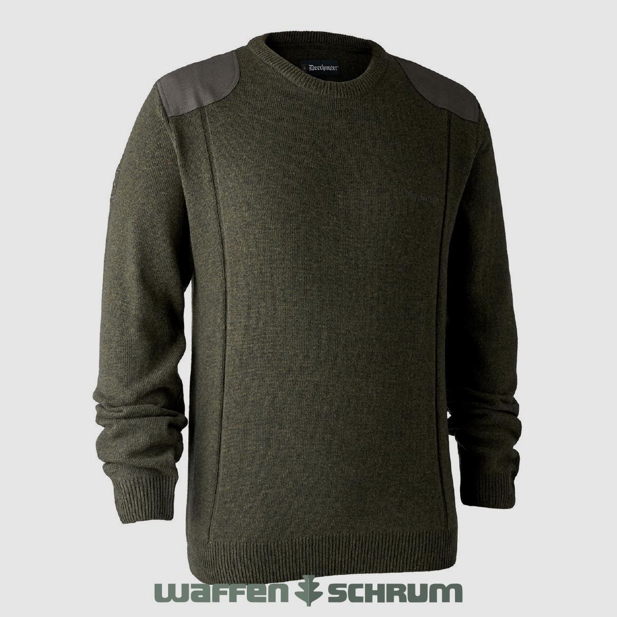 Deerhunter Pullover Sheffield m. O-hals Green melange