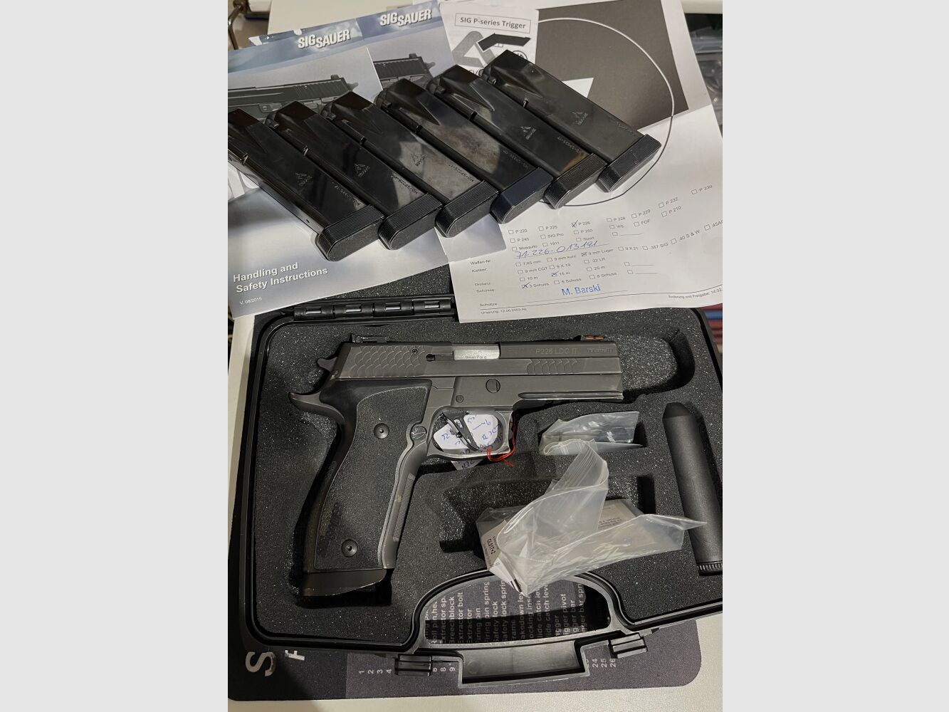 SIG Sauer P226 LDC II CLUB30 - Fullset! Top für IPSC!