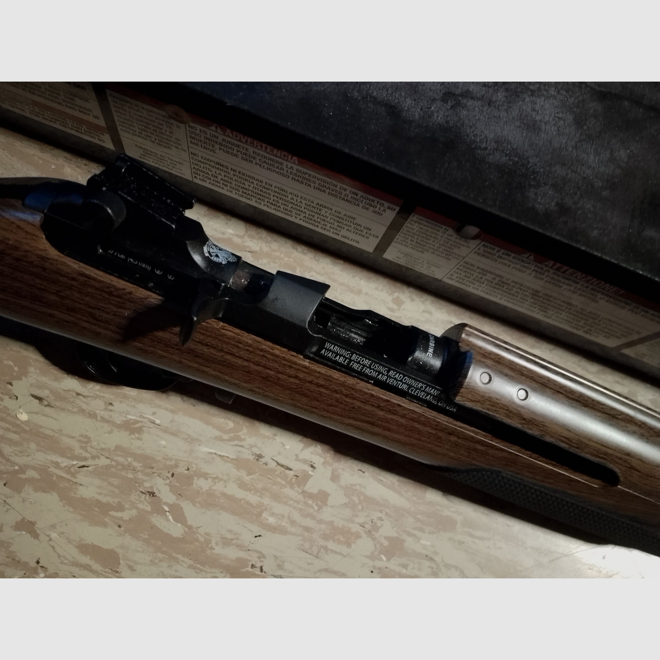  fucile ad aria compressa co2 m1 carbine Springfield 4,5mm .177 + accessori calcio in legno bersagli pallini in acciaio bb's set calcio in legno 30m1 