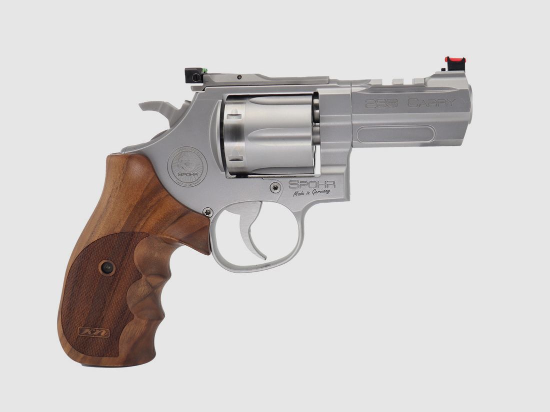 Spohr 283 Carry Acero Inoxidable Revólver de 3" Hecho en Alemania 3 Zoll Caza y Deporte