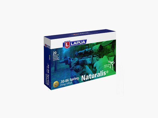 Lapua	 Naturalis 11g / 170gr. 20St .30-06Spring