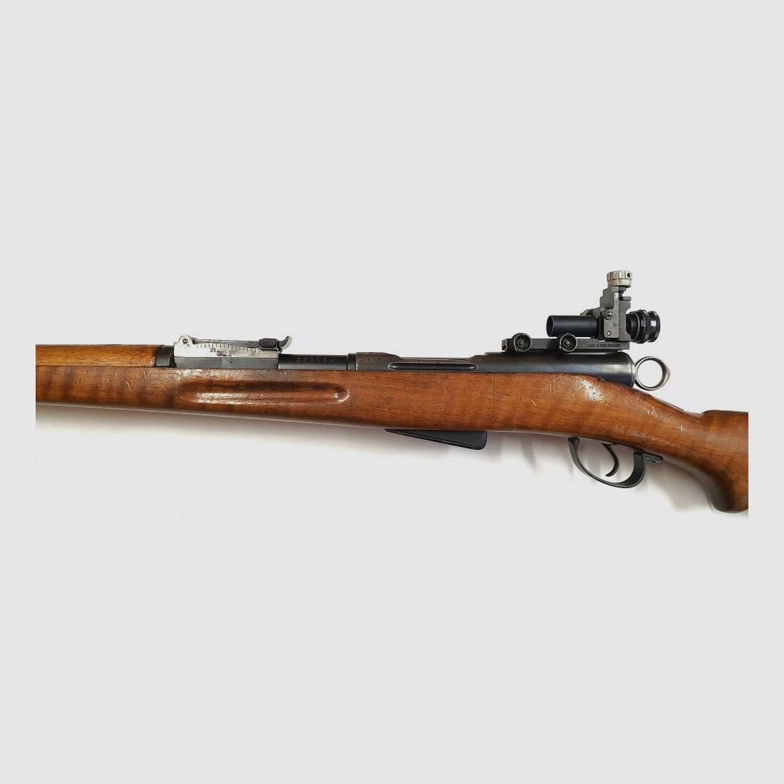 Waffenfabrik Bern Repetierbüchse Waffenfabrik Bern Gewehr IG1911 Kaliber 7,5x55swiss komplett nummerngleich + Diopter