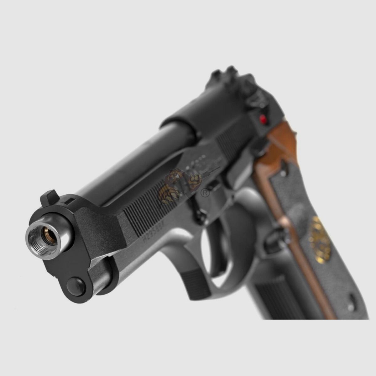 M92 Mod. Samurai Edge GBB CO2 Volledig Metaal (Zwart/Hout) Airsoft -F-