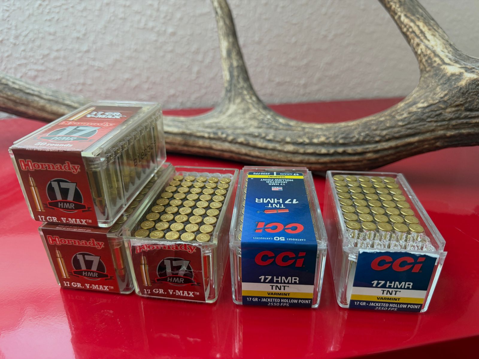235 Schuss .17 HMR (Hornady & CCI) 17GR VMAX
