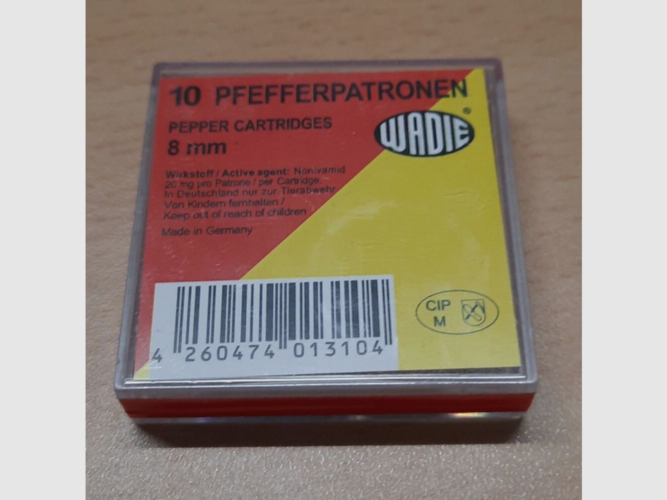 Wadie cartucce di pepe 8 mm