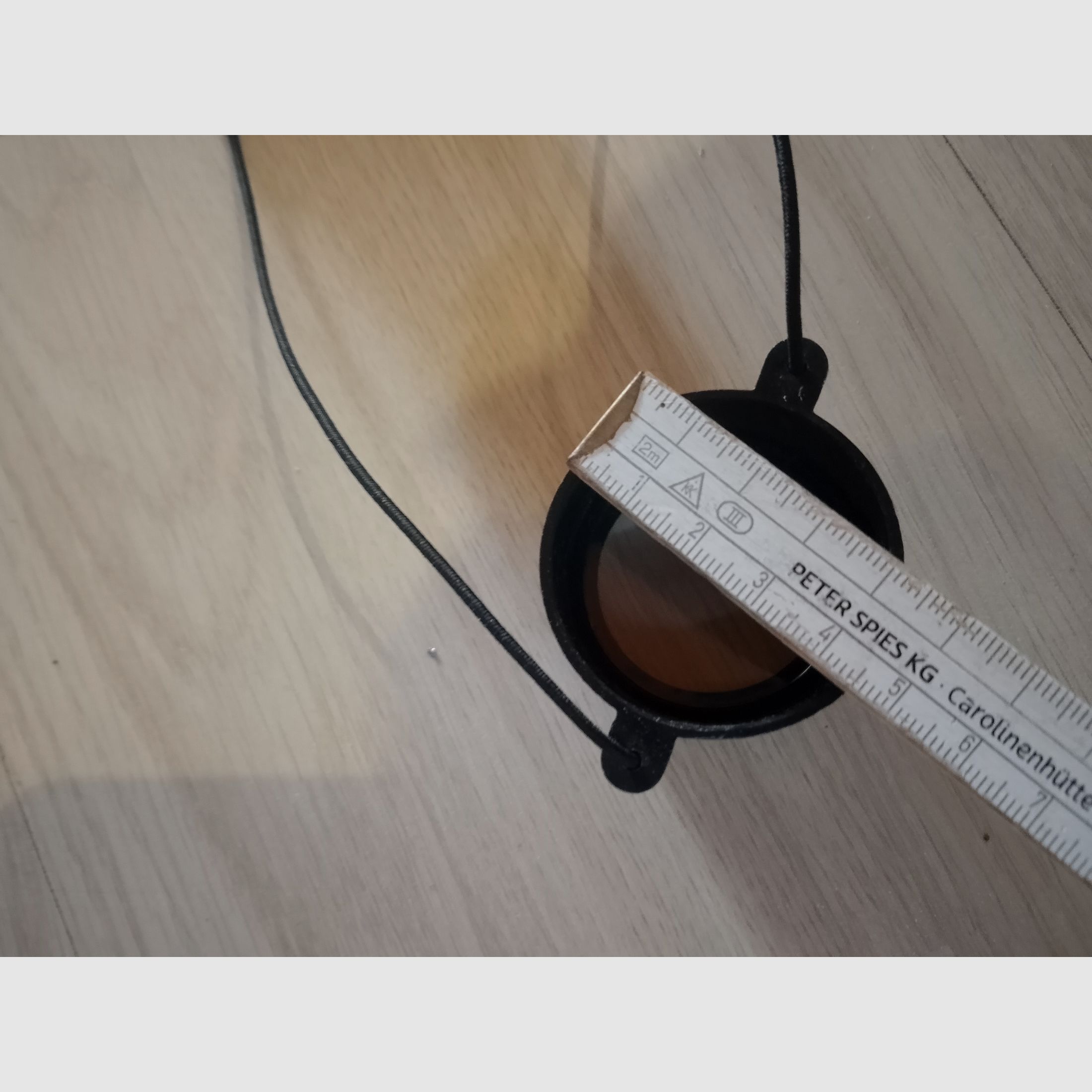 3 x tapas protectoras amarillas transparentes para scope, bandas de goma, tapas para prismáticos, protección contra polvo para ocular, protección transparente como nuevo