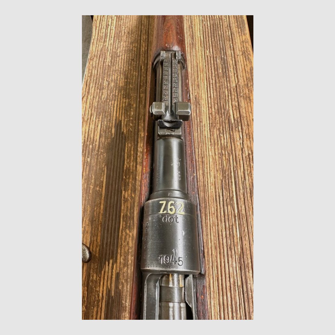 Mauser Mod. K98 con baionetta Fichtel & Sachs 1945 .308Win