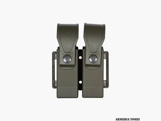 VEGA HOLSTER – DOPPIO PORTACARICATORE BIFILARE POLIMERO VERDE
