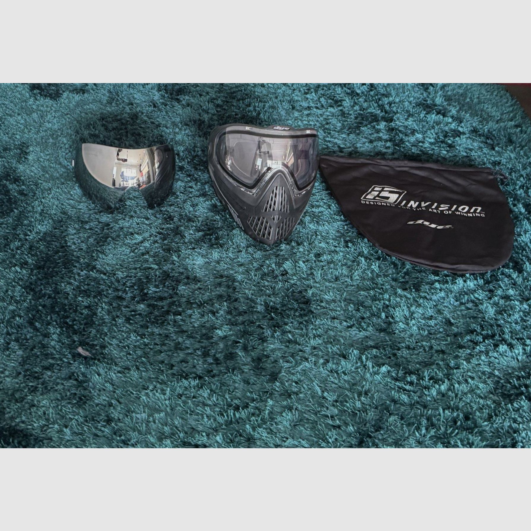  Dye i5 Maske – Onyx Black | Quasi neu | Nur 1x getragen