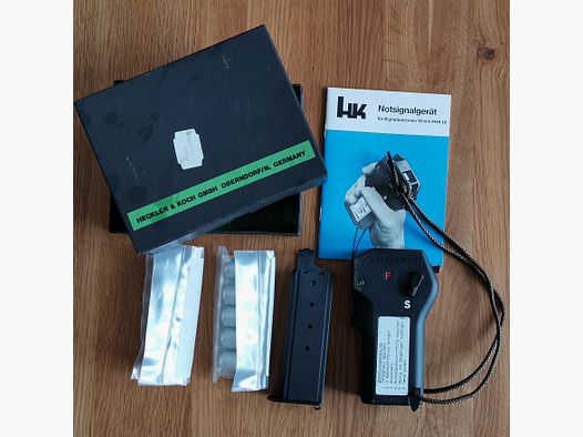 Heckler & Koch Notsignalgerät PTB Version, 19 mm, Neu in Originalverpackung,   