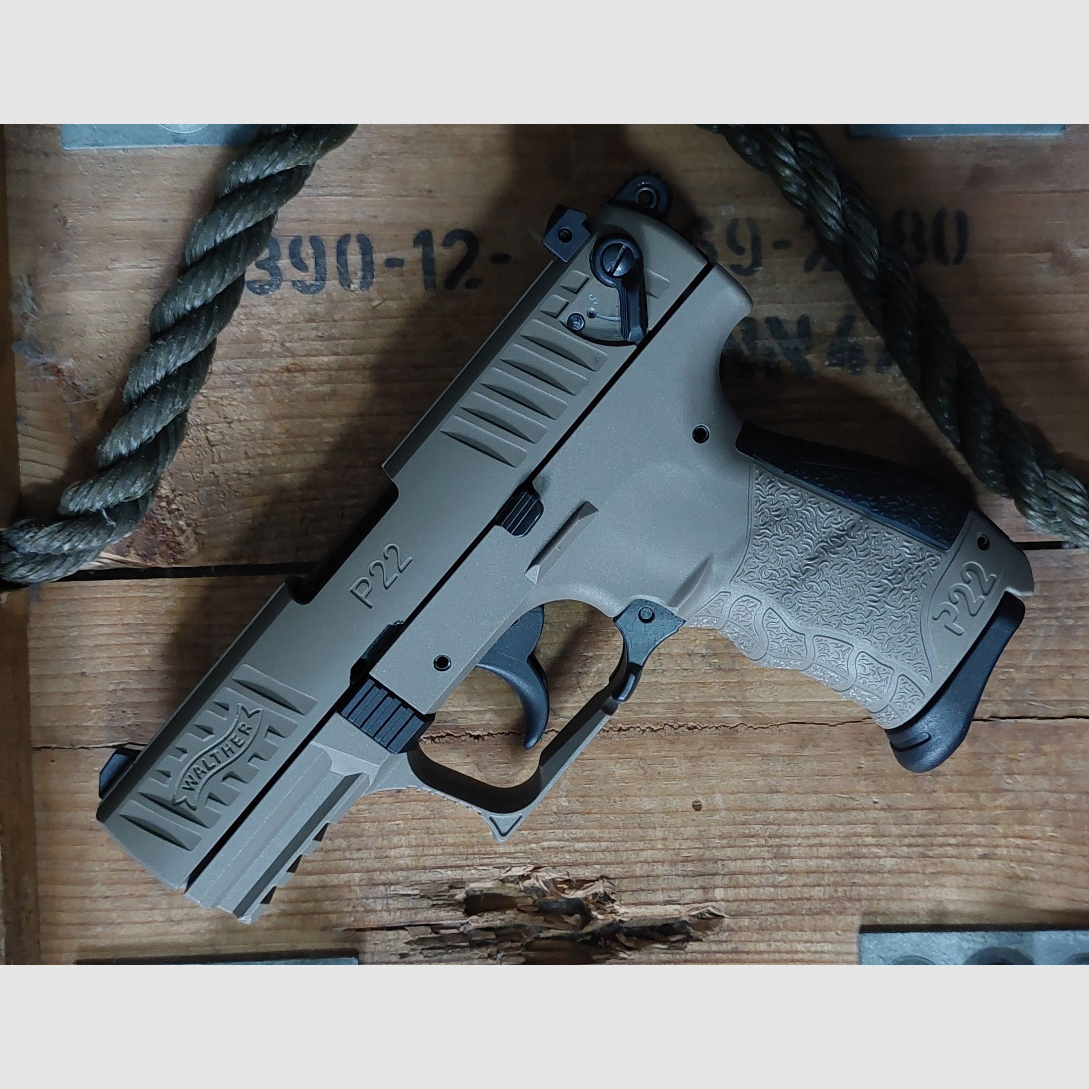 ⚠️ RZADKO! MODEL SPECJALNY Walther P22Q - FDE - Flat Dark Earth (PTB 778) P 22 Q P22