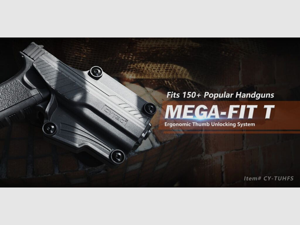 CYTAC GEAR – MEGA-FIT T THUMBSMART HOLSTER, image 3 sur 6