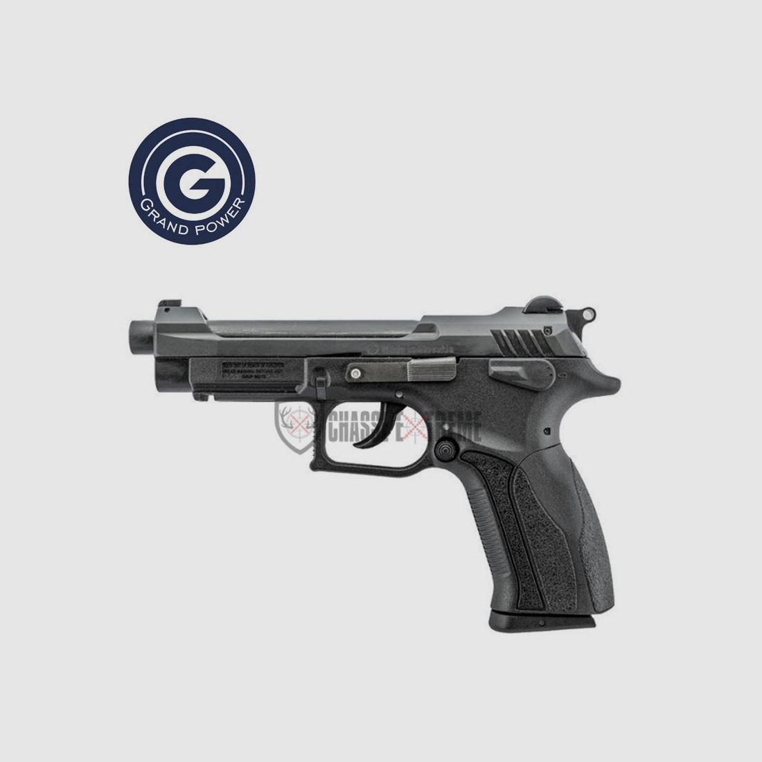 Pistolet GRAND POWER K22S Fileté Noir Cal 22 Lr, image 1 sur 4