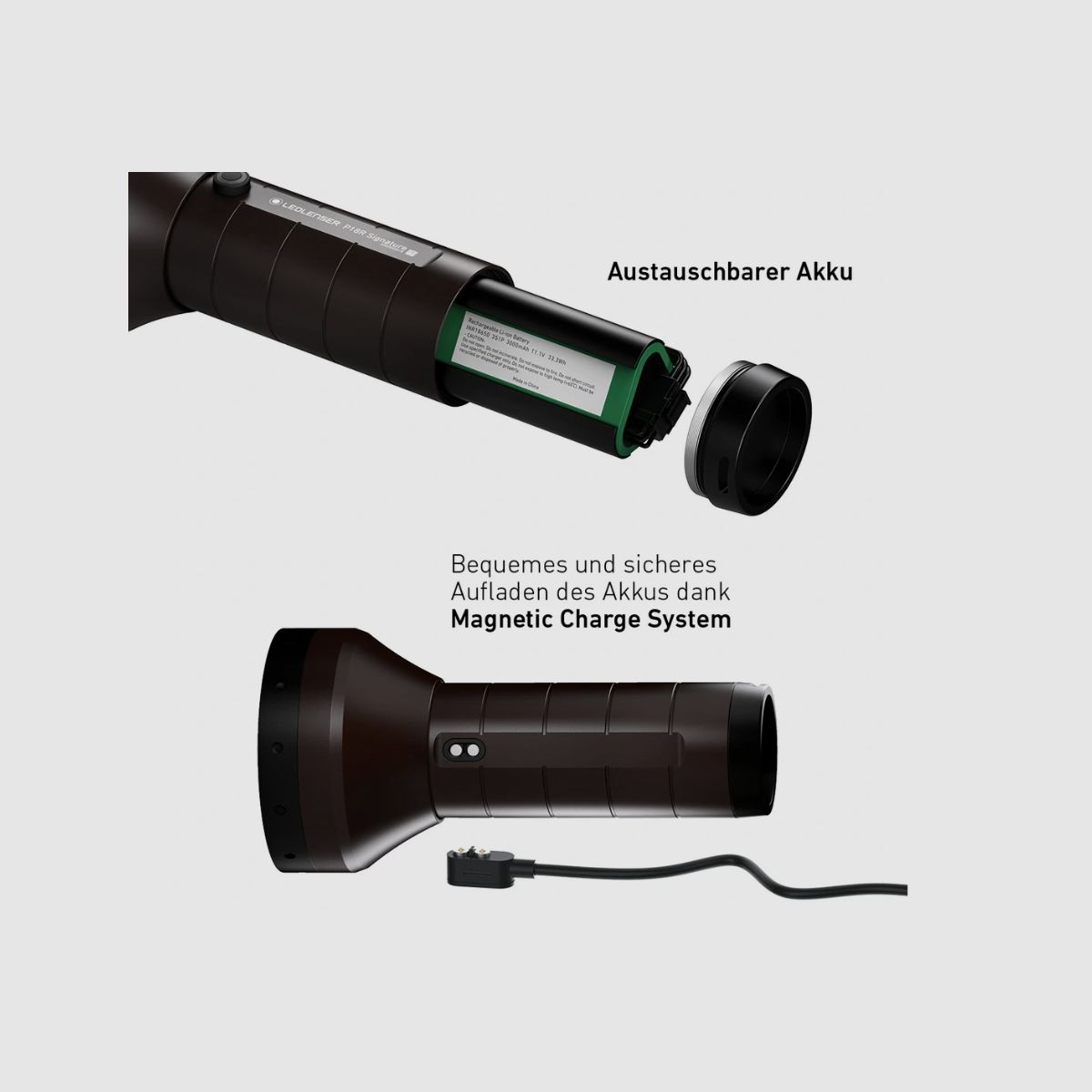 LEDLENSER Taschenlampe P18R Signature