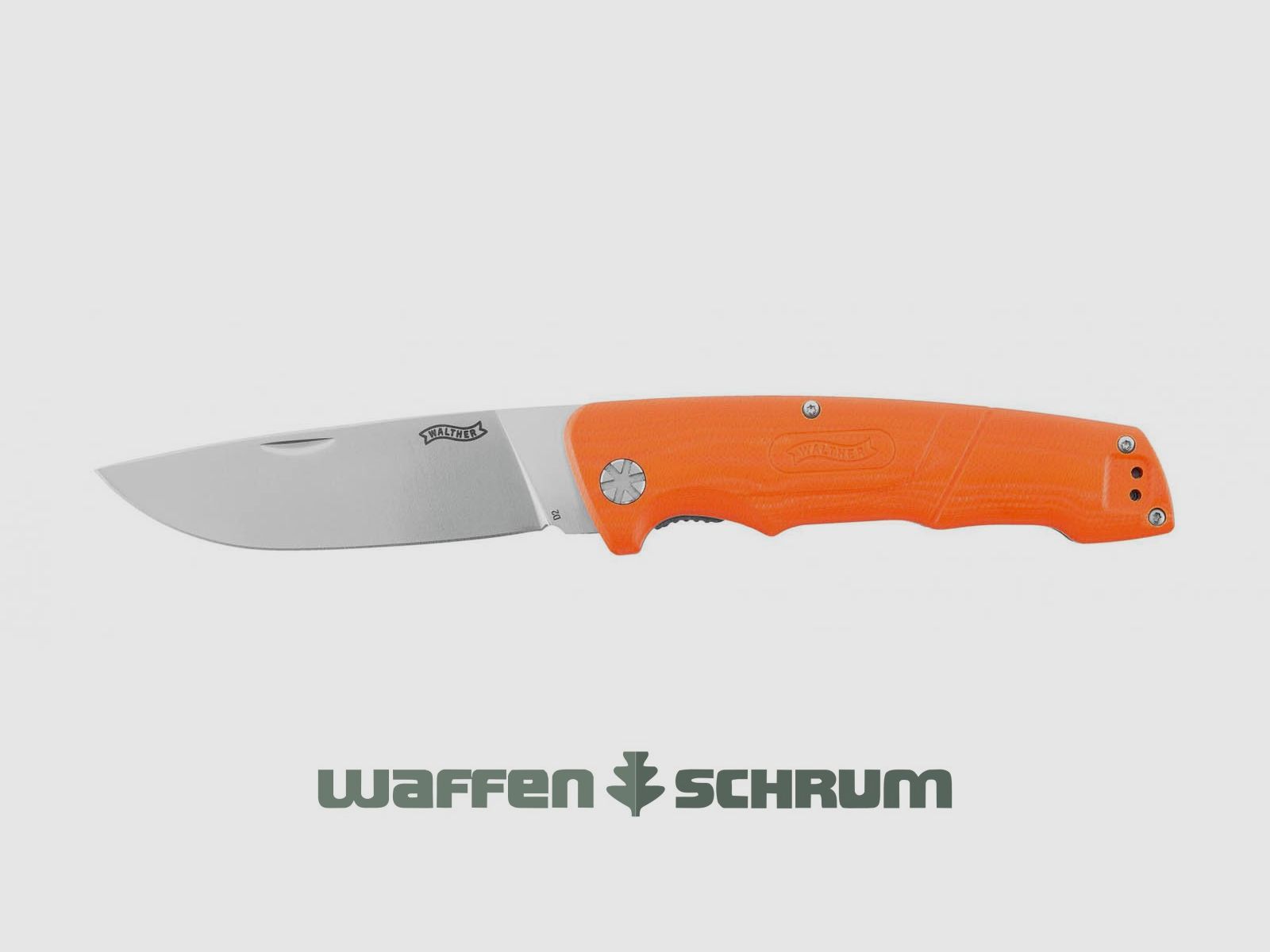 Walther Klappmesser HBF2 Klingenlänge 10cm - Einhandmesser Nylonholster