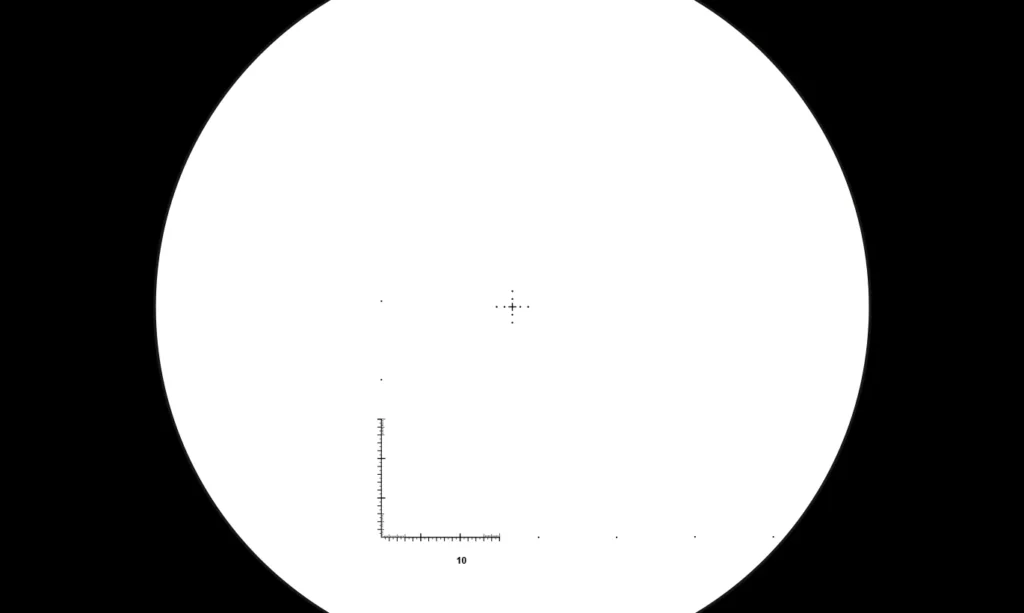 Fernglas mit Distanzmesser Safran VECTRONIX AG Vector X 10x42 mit MSR-SMR2 Absehen, MRAD, Bild 2 von 9