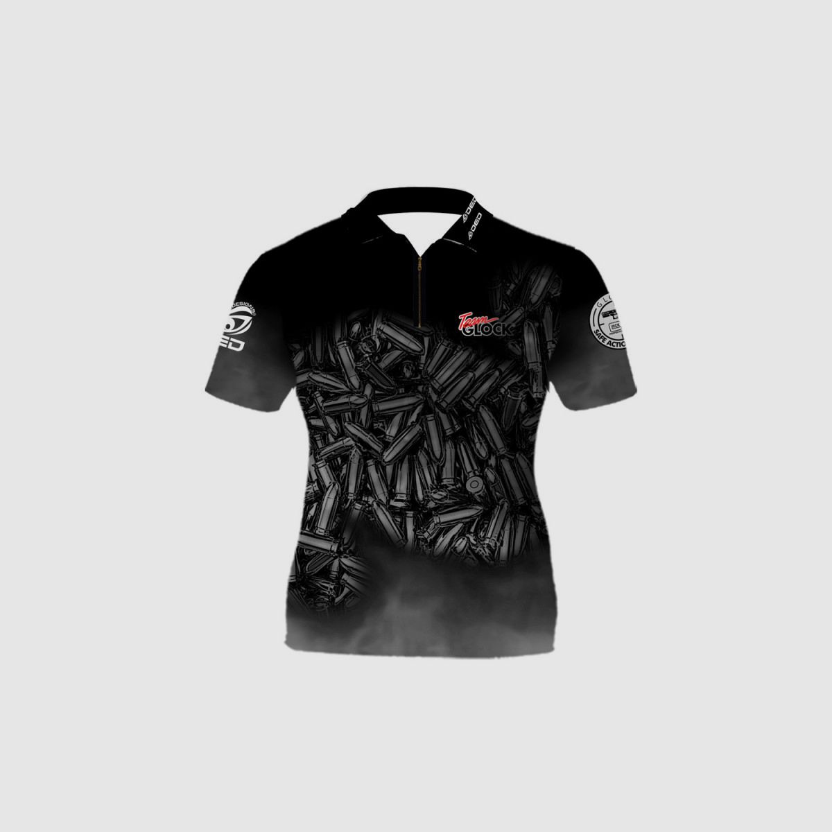 DED Team Glock T-Shirt Schwarz, Größe: XXL, Benutzerdefinierter Name: Mit Benutzerdefiniertem Namen, Bekleidungsart: Regulär (Herren), Bild 3 von 3