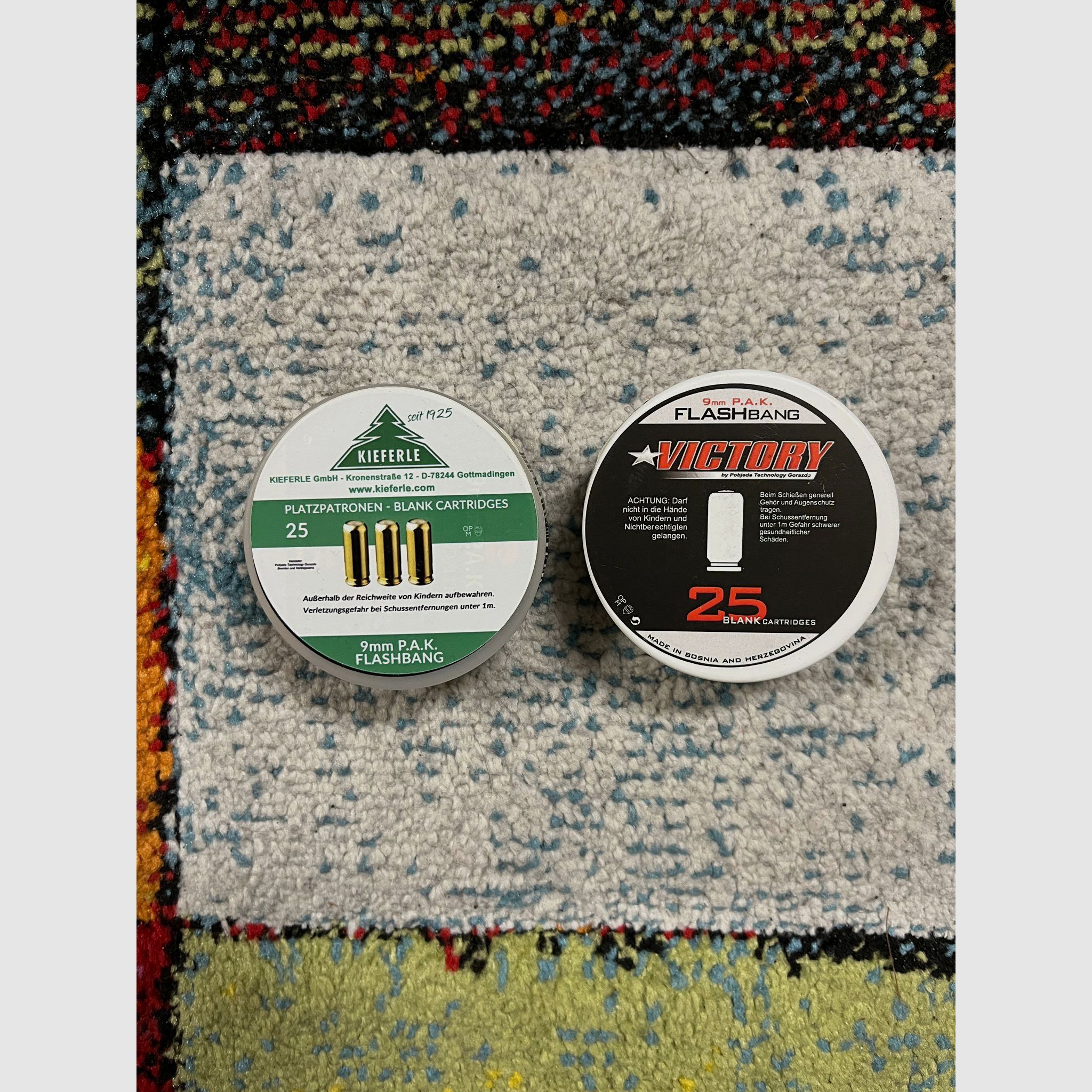 9mm PAK Flashbang Platzpatronen