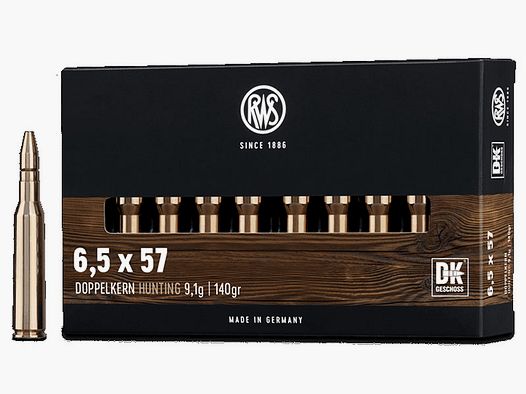 RWS 6,5x57 Doppelkern 9,1g - 140gr