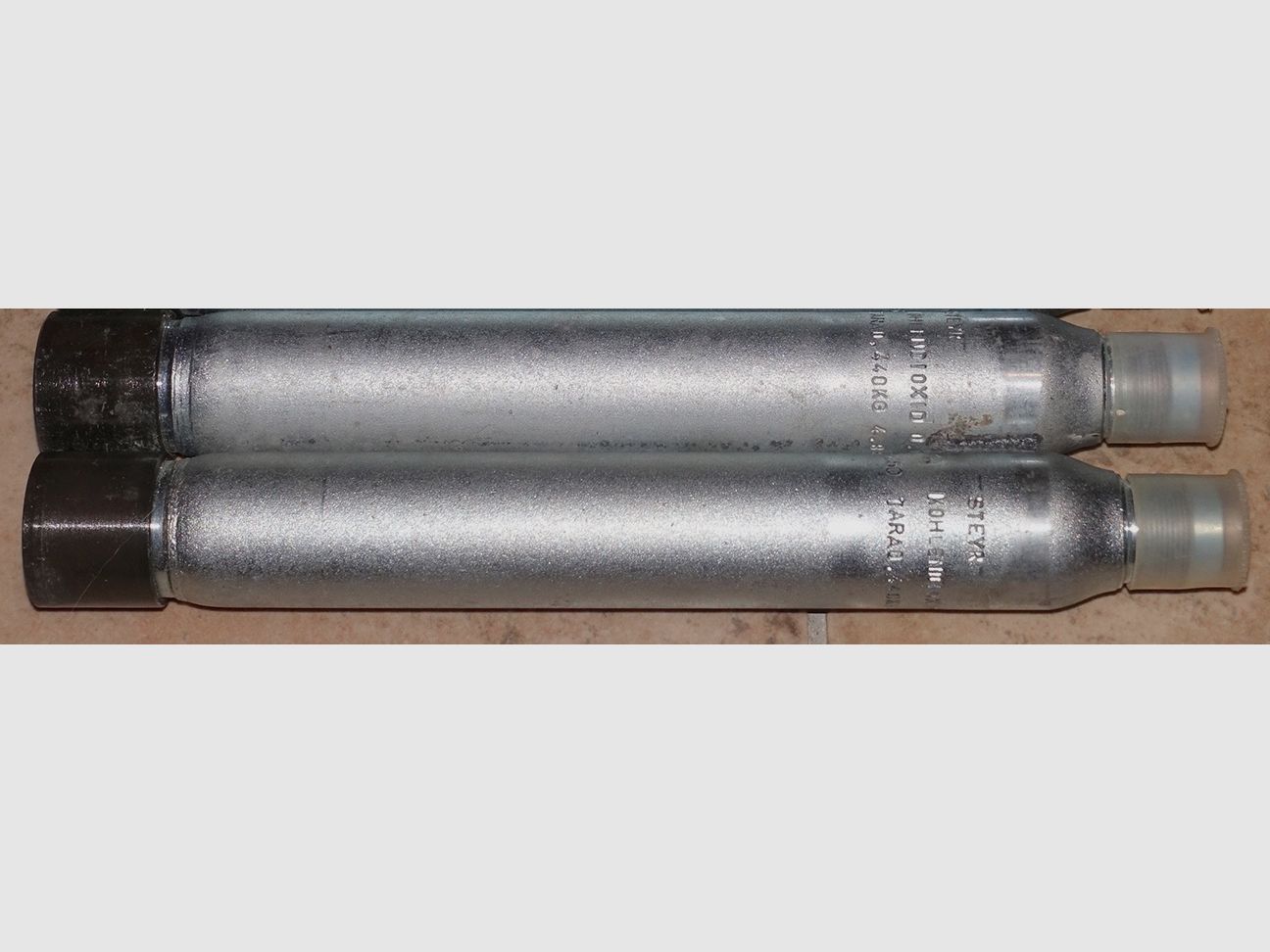 Steyr Matchgeweer LG 91 + 3 patronen + vuladapter